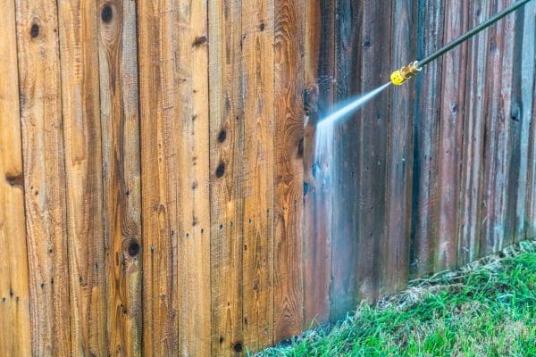 Pressure Washing Fencing